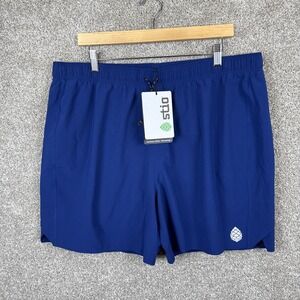 Stio Terral Run Shorts Mens XXL Cobalt Night‎ Blue 6" Inseam Trail Running NEW